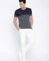 Shop Men's White Slim Fit Track Pants-Full