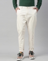 Shop Men's White Slim Fit Trouser-Front