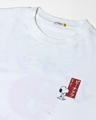 Shop Men's White Snoopy Jap Graphic Printed Oversized T-shirt