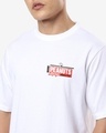 Shop Men's White Snoopy Shop Graphic Printed Oversized T-shirt
