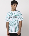 Shop Men's White Social Distancing (DL) Oversized T-shirt-Front