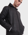 Shop Men's Black & White Reversible Oversized Puffer Jacket