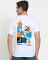 Shop Men's White Space Jam T-shirt-Design