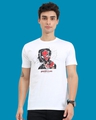 Shop Men's White Spider Man Graphic Printed T-shirt-Front
