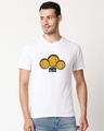 Shop Men's White Squid Game Printed T-shirt-Front