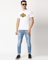 Shop Men's White Squid Game Printed T-shirt