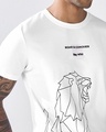 Shop Men's White Stay Wild Graphic Printed T-shirt