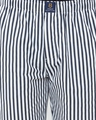 Shop Men's White Striped Cotton Lounge Pants