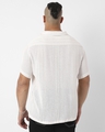 Shop Men's White & Lavender Striped Oversized Plus Size Shirt-Design