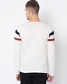 Shop Men's White Striped Slim Fit T-shirt-Full