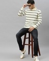 Shop Men's White Striped Sweater