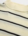 Shop Men's White Striped Sweater