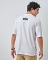 Shop Men's White Superman Graphic Printed Oversized T-shirt-Design