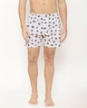 Shop Pack of 2 Men's White Cotton Printed Boxers-Full