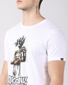 Shop Men's White Anime Super Saiyan Goku Graphic Printed T-shirt