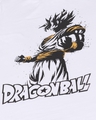 Shop Men's White Anime Super Saiyan Goku Graphic Printed T-shirt