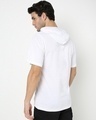 Shop Men's White Superman Line Art Graphic Printed Oversized Hoodie T-shirt-Design