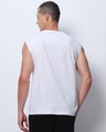 Shop Men's White Superman Logo Graphic Printed Oversized Vest-Design