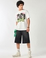 Shop Men's White Sustainable Graphic Printed Oversized T-shirt
