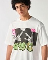 Shop Men's White Sustainable Graphic Printed Oversized T-shirt