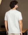 Shop Men's White Textured Polo T-shirt-Design