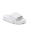 Shop Men's White Textured Sliders-Design