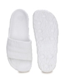 Shop Men's White Textured Sliders