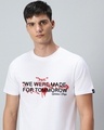 Shop Men's White The Future Typography T-shirt