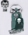 Shop Men's White The Punisher Graphic Printed Boxy Fit Vest