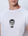 Shop Men's White The Punisher Graphic Printed Boxy Fit Vest
