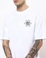 Shop Men's White Think Like a Pro Typography Oversized T-shirt