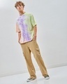 Shop Men's Multicolor Tie & Dye Oversized T-shirt