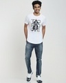 Shop Men's White Torque Apple Cut Graphic Printed T-shirt-Design