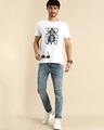 Shop Men's White Torque Graphic Printed T-shirt-Full