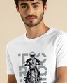 Shop Men's White Torque Graphic Printed T-shirt