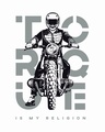 Shop Men's White Torque Graphic Printed T-shirt-Full