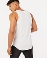 Shop Men's White Training Vest-Design