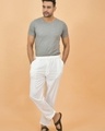 Shop Men's White Trousers-Design
