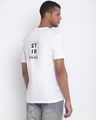 Shop Men's White Typography T-shirt-Full