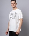Shop Men's White Typography Oversized T-shirt-Design