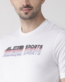 Shop Men's White Typography Slim Fit T-shirt