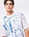 Shop Men's White Unreal Graphic Printed Oversized T-shirt