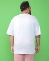 Shop Men's White Vengeance Graphic Printed Oversized Plus Size T-shirt-Design