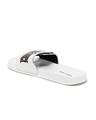 Shop Men's White Vengeance Printed Velcro Sliders-Design