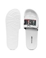 Shop Men's White Vengeance Printed Velcro Sliders