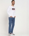 Shop Men's White Vengeance Typography T-shirt-Design