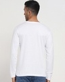 Shop Men&#x27;s White Vibes Graphic Printed T-shirt-Design