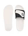 Shop Men's White & White Printed Sliders-Full