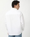 Shop Men's White Woof Graphic Printed Oversized Shirt-Design