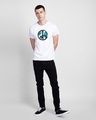 Shop Men's White World Peace Graphic Printed T-shirt-Design